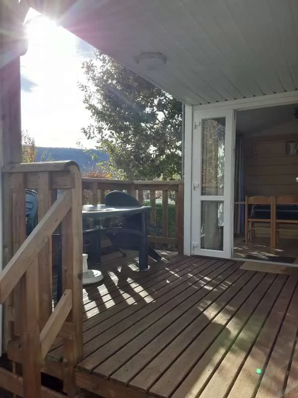 Extérieur des logements, La Bourboule, Camping les Coux