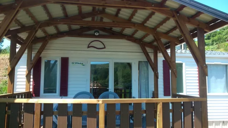 Extérieur des logements, La Bourboule, Camping les Coux