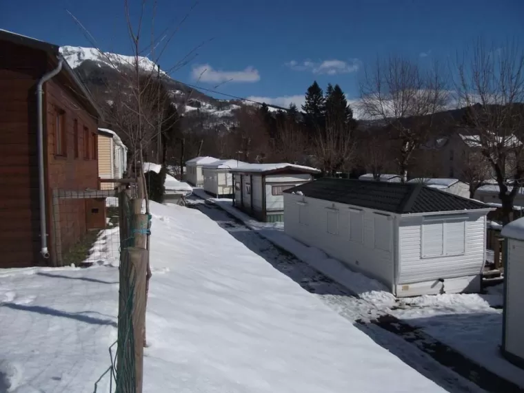 Camping pour la période hivernale à la Bourboule , La Bourboule, Camping les Coux